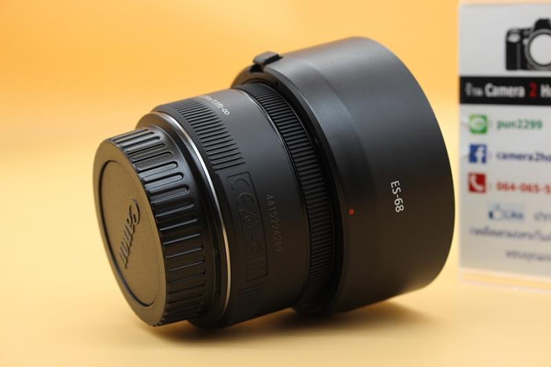 ขาย Lens CANON EF 50mm F/1.8 STM อดีตประกันศูนย์ สภาพสวย  ไร้ฝ้า รา พร้อม Hood  อุปกรณ์และรายละเอียดของสินค้า 1.Lens CANON EF 50mm F/1.8 STM 2.Hood 3.ฝาปิด